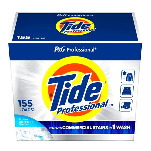 P&G Professional Tide Professional Commercial Powder Laundry Detergent, 155 loads, 197 oz, For Business Use