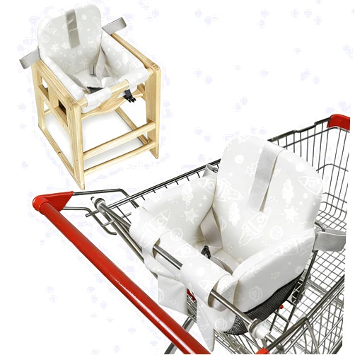Storafolix Shopping Cart Cover for Baby, High Chair Cover, Grocery Cart Cover, Cart Seat Cover for Baby, Shopping Cart Seat, Shopping Cart Cover for Baby(Space)