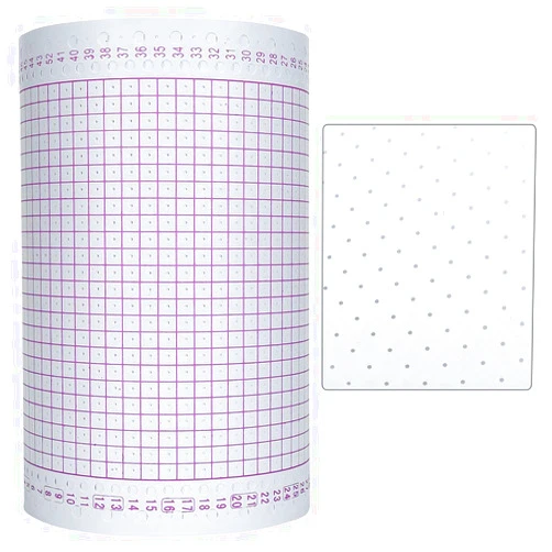 Garosa Knitting Machine Punch Cards, 14cm Width, 24 Stitches, 100 Pieces Per Roll