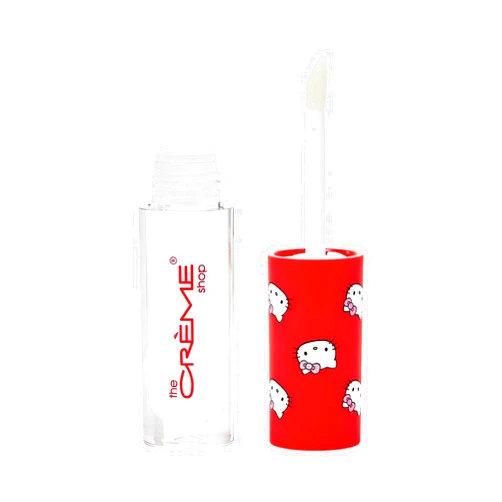 The Crème Shop THE CRÈME SHOP X HELLO KITTY KAWAII KISS SHIMMER LIP OIL - WATERMELON FLAVORED, Clear