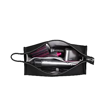 BUBM Travel Storage Bag Compatible with Dyson Airwrap Styler, Portable Travel Organizer for Airwrap Styler and Attachments,Black