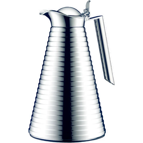 Alfi Glass Vacuum Chrome Plated Copper Thermal Carafe for Hot and Cold Beverages, 1.0 L, Chrome, One Size (AG1400CM2)