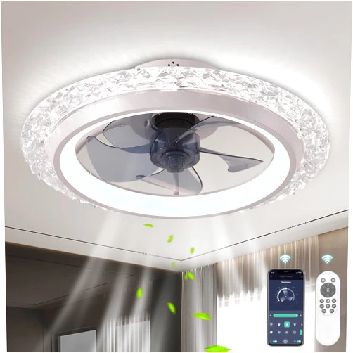 KINDLOV Ceiling Fans with Lights 19.7