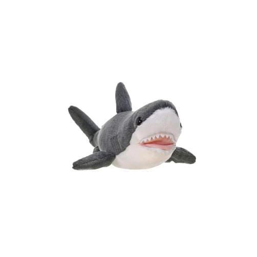 Wild Republic Great White Shark Plush, Stuffed Animal, Plush Toy, Gifts for Kids, Cuddlekins 13 inches