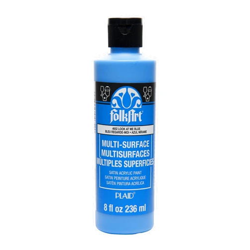 FolkArt Multi-Surface Paint (8 oz), , Look At Me Blue