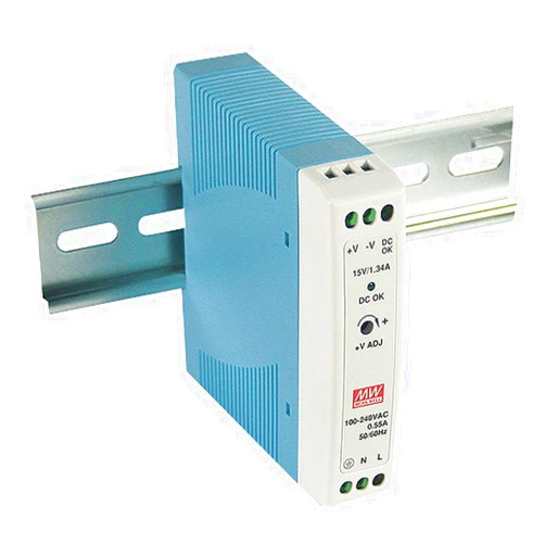 MeanWell MEAN WELL MDR-20-5 AC to DC DIN-Rail Power Supply 5V 3 Amp 15W