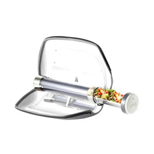 GOSUN Go Portable Camping Stove for 0.9 L Food | Effortless Outdoor Cooking with Fusion Solar Oven | Patented Solar Cooking Technology | Solar Oven Ideal for Hiking & Camping | Silver