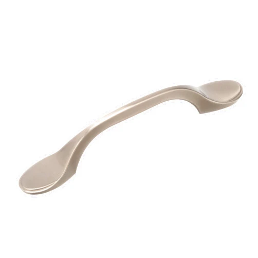 Amerock | Cabinet Pull | Satin Nickel | 3 inch (76 mm) Center-to-Center | Ravino | 1 Pack | Drawer Pull | Drawer Handle | Cabinet Hardware