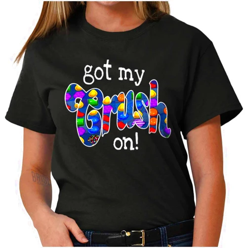 Classic Teaze Got My Crush On Dating Candy Game Womens Graphic T Shirt Tees