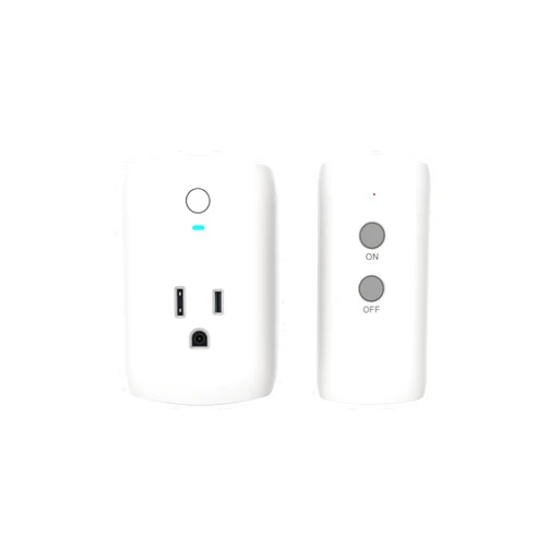 TEKLECTRIC Indoor Remote Control Outlet with 1 Grounded Plugs, 80 FT Range Wireless Outlet for Fans, Electrical Devices, Christmas Lights - 1875 Watt 15A 1/2 HP Heavy Duty (1 Remote 1 Receiver)