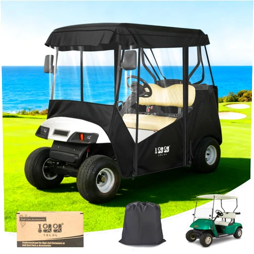 10L0L 2 Passenger Golf Cart Enclosure -61