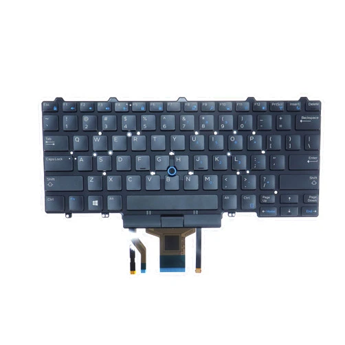 Shun Chen TECH Laptop Keyboard,Backlit,No Keyboard Trim,Replacement Keyboard Compatible with DELL Latitude E5450 E5470 E7450 E7470|Latitude 5480 5490 5491 5495 7480 3340 3350,Dual Pointing,US Layout