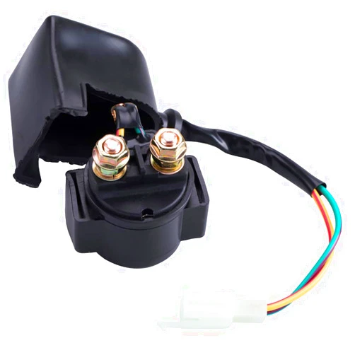CNCMOTOK Starter Solenoid Relay for 4-Stroke GY6 50cc 125cc 150cc 200cc 250cc ATV Dirt Bikes Scooters Go Kart Dne Buggys Quad 4 Wheelers Pocket Bike Moped Roketa SSR Taotao Sunl Coolster