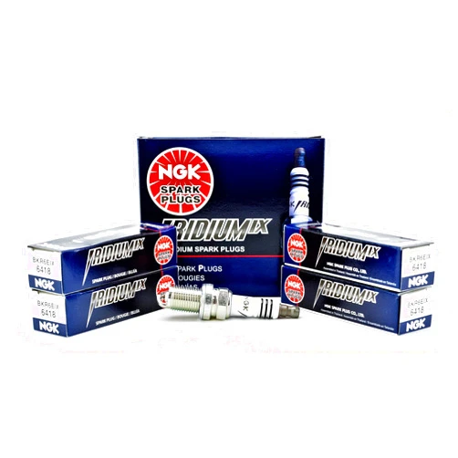 NGK # 6418 Iridium Spark Plugs BKR6EIX - 4 PCS NEW