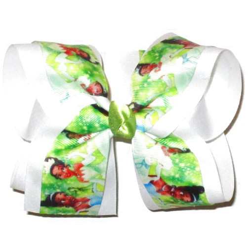 Rainbows By Paulette DS-342M Medium Tiana over White Hair Bow