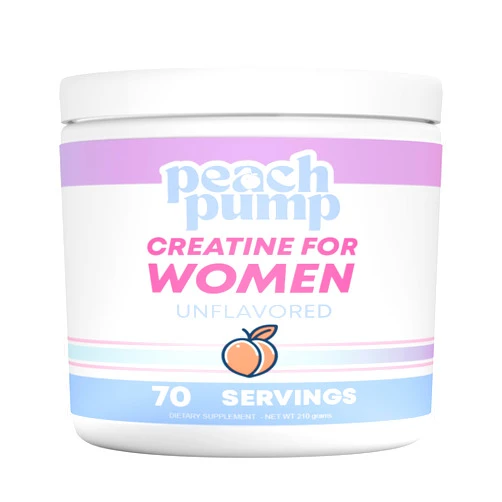 Peach Pump Creatine for Women - Creatina - Creatine women - Booty Builder - creatine for booty gain - unflavored - 70 servings