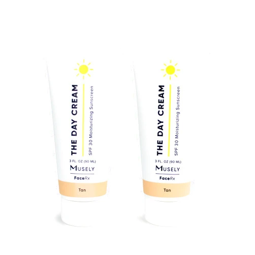 Musely FaceRx The Day Cream Bundle (Tan) SPF 30