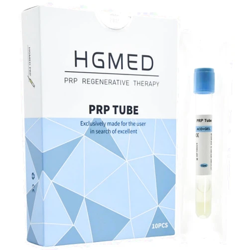 HGMED 10 Tubes PRP Tubes ACD Solution A and Gel 10 mL prp (15ml), Off White
