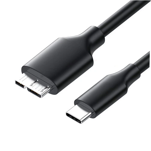 Generic USB C to Micro B Hard Drive Cable for Toshiba Canvio, Seagate Backup Plus, WD My Passport, LaCie External Hard Drive, MacBook Pro, 3.3 Foot