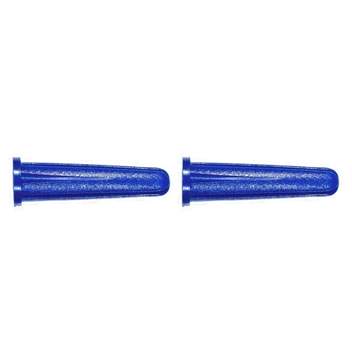 The Hillman Group 370336 Blue Conical Plastic Anchor, 6-8 X 3/4-Inch, 100-Pack Set of 2