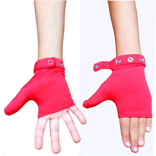 OFFA Thumb Sucking Stop for Kids (Ages 3-6) - Kit has 2 Thumb Sucking Deterrent Gloves (Pomegranate Flower) & Guide Booklet