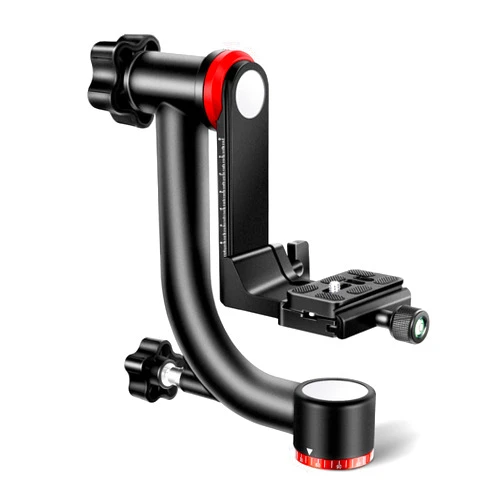 NEEWER Gimbal Tripod Head Professional Heavy Duty Aluminum Alloy with Arca Type Quick Release Plate, GM101 Supports Smoother 360 Degree Panoramic Shooting for DSLR Camera Up to 30lbs/13.6kg