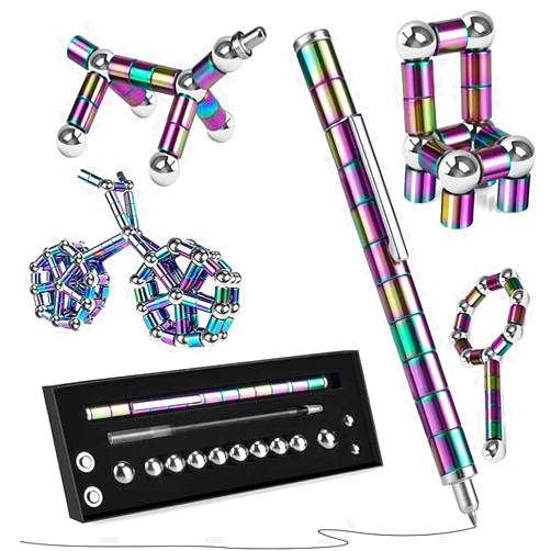 boncty Fidget Pen, Decompression Magnetic Toy Pen, Gift for Teenage Boys, Best Gift for 8-12 Years Old, Novelty Toy for Kids or Friends
