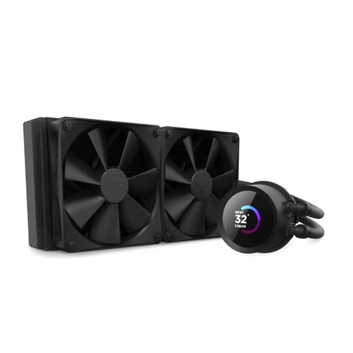 NZXT Kraken 240 - RL-KN-240-B1 - 240mm AIO CPU Liquid Cooler - Customizable 1.54