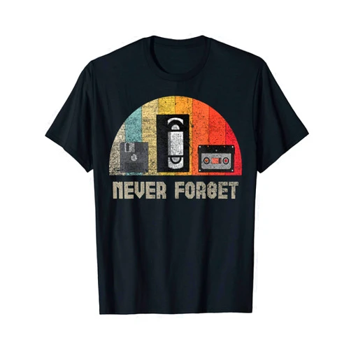 80s Baby 90s Made Me Nineties or Eighties Kids Tee Never Forget Tee Old Gadgets Retro 1980s 1990s Halloween T-Shirt
