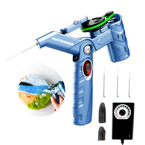 CUPTURNER Needle Felting Machine for Quick Felting, Electric Felting Needle Machine, Needle Felting Tool Supplies for Felted Animals & Wool Painting