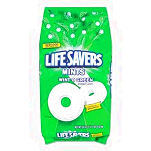 Reg LifeSavers 21524 Hard Candy, Wint-O-Green, 50oz Bag