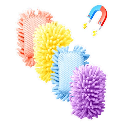 Mr. Pen- Magnetic Microfiber Shag Whiteboard Erasers, 4