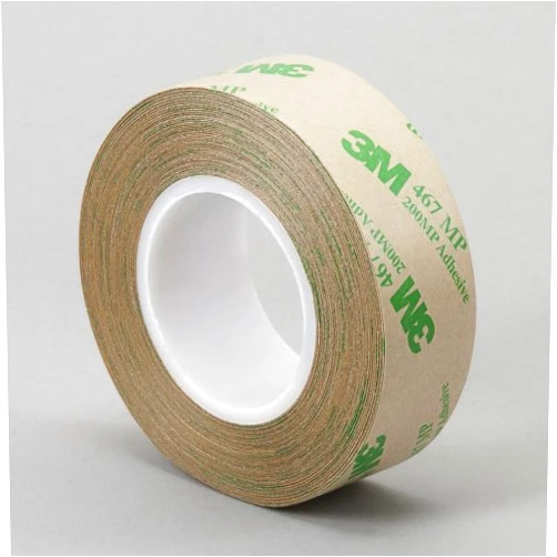 TapeCase 3M 467MP Clear Adhesive Transfer Tape, 3