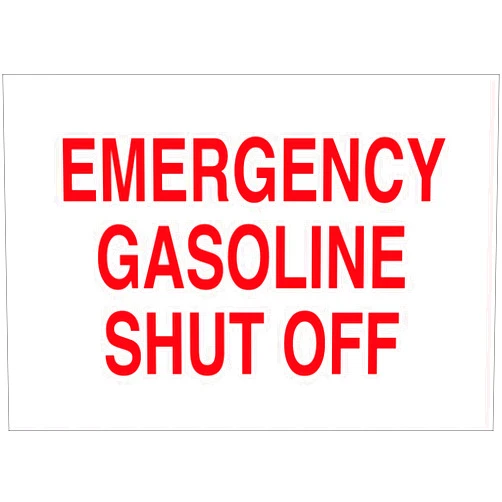 Brady 43278 Aluminum Fire Sign, 10