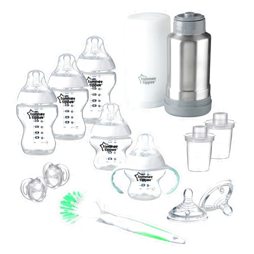 Tommee Tippee Closer to Nature Newborn Baby Essentials Feeding Gift Set Newborn Essentials Gift Set