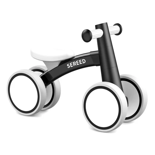 SEREED Baby Balance Bike for 1 Year Old Boys Girls 12-24 Month Toddler Balance Bike, 4 Wheels Toddler First Bike, First Birthday Gifts