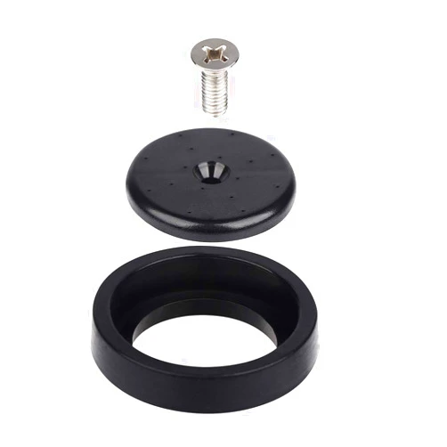 KWODE Pre-rinse Spray Valve Repair Kit for All Commercial Sink Sprayer Spray Face Bumper and Screw Repair Part Black
