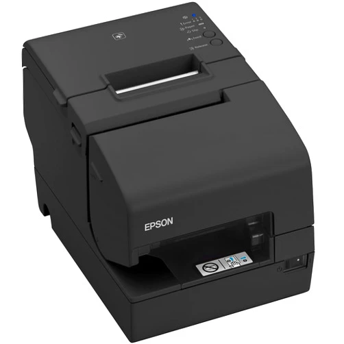 HP TM-H6000V Mobile Direct Thermal Printer - Monochrome - Portable - Receipt Print - Ethernet - USB - with Cutter - Black