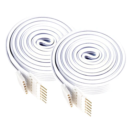 Litcessory Extension Cable for Philips Wiz LED Light Strips (3.3ft, 2 Pack, White)