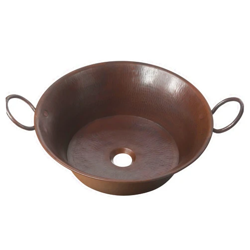 Sinkology SB303-21AG Copernicus Vessel Handmade Pure Solid, 21