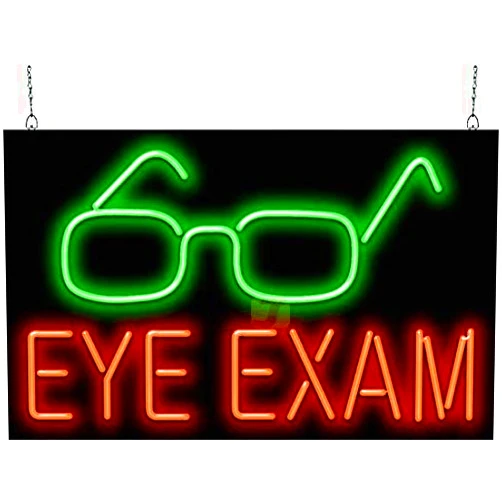 Jantec Sign Group Eye Exam Neon Sign