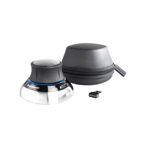 3DConnexion SpaceMouse 3DX-700066 3D Mouse, Black/Silver