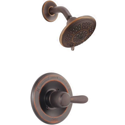 Delta Lahara 14 Series 5-Setting Shower Faucet Set, Oil Rubbed Bronze Shower Head and Handle Set, Valve Trim Kit, Venetian Bronze T14238-RB (Valve Not Included)