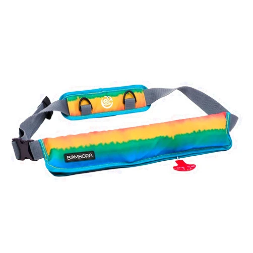 Bombora Inflatable Life Jacket-Manual pull. Ages 16+ Life Vest Fanny Pack Inflatable PFD. US Coast Guard Approved CO2 Included Unisex Belt Pack Manual Inflatable Life Jacket Adjustable-Bombora Rasta