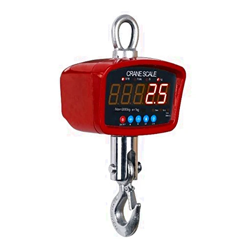 Optima Scales OP-924A-500 General Purpose Crane Scale - 500 lbs x 0.2 lb. LED Display