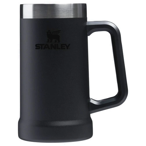 Stanley Stay-Chill Beer Stein 24 oz | Heavy Duty Big Grip Handle | Beer Tumbler Drink Cup, Holds 2 Cans | Insulated Stainless Steel Party Mug | BPA-Free