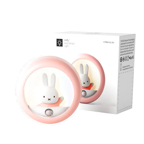 MIPOW Miffy Motion Sensor Night Light (Pink)