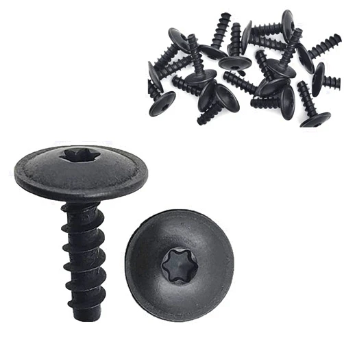 ANTS PART 50PCS Fender Liner Splash Shield Guard Bumper Cover Self Tapping T20 Screw for N90974701 Volkswagon Audi Porsche