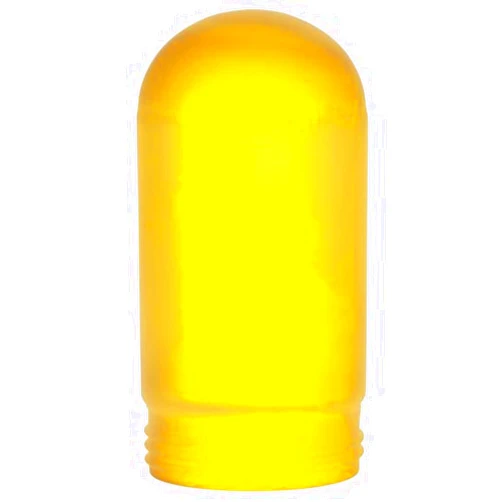 Sunlite 88153 Replacement Glass Globe for VT100/VTA100 Light Fixtures, Frosted Yellow, Heavy Duty Glass, Indoor/Outdoor Use, Surface or Wall Mount Weather Tight Fixtures, Commercial, Industrial Grade