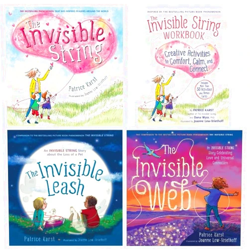 By Patrice Karst (Author), Joanne Lew-Vriethoff (Author) The Invisible String Series 4-Book Collection Set - Comfort and Connection Books for Children - The Invisible String, The Invisible String Workbook, The Invisible Leash, The Invisible Web